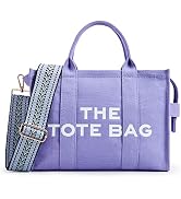 Fancy Forest The Tote Bag for Women with Zipper,Large/Medium/Small Size,Canvas/PU leather/EVA/Fuz...