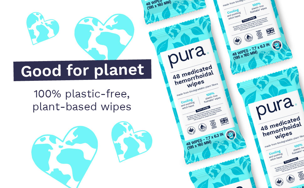 Hemorrhoidal wipes