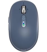INFINMIND L610 Wireless Mouse, Bluetooth Portable Rechargeable Mouse. | 2.4G USB + 2 Bluetooth, S...