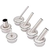 9pcs/set 861DW Hot Air Gun Resisting Nozzles Quick 861dw Rework Station Heat Gun Resisting Nozzle...