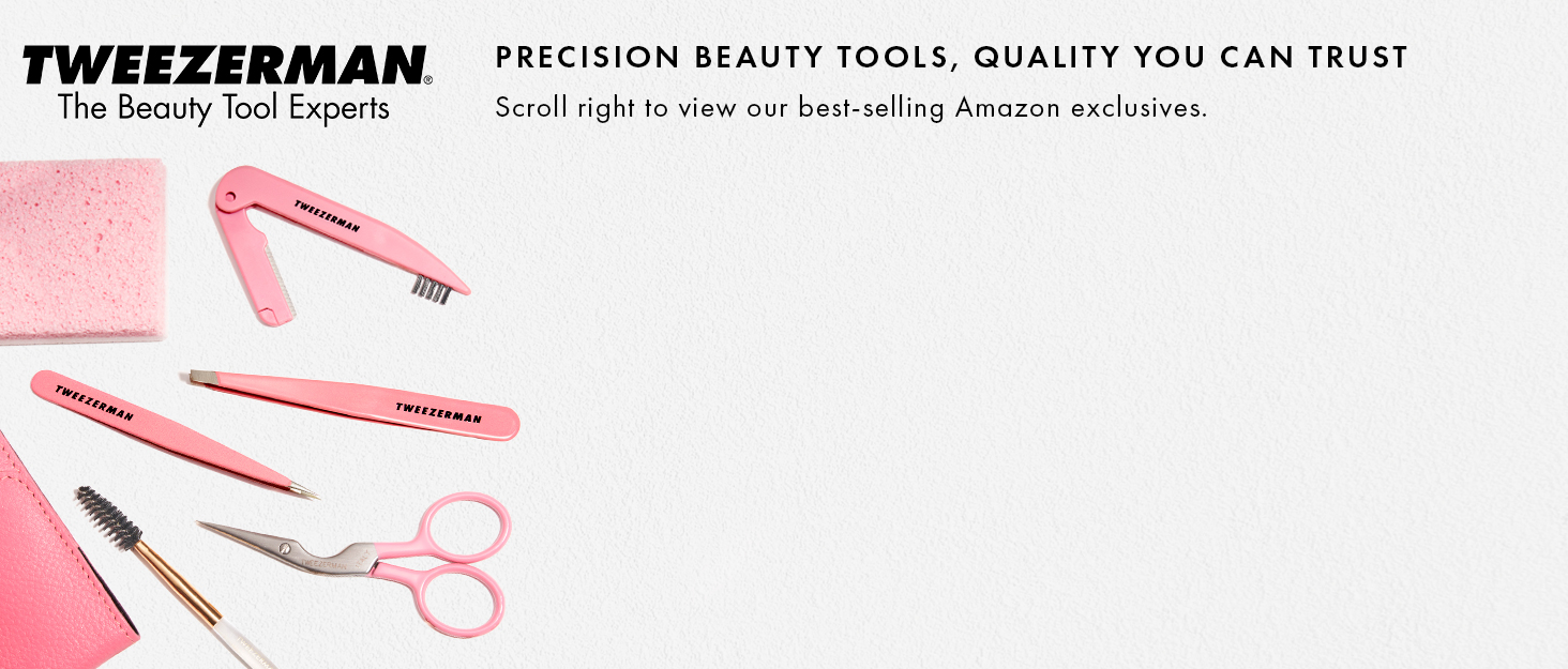 tweezerman slant tweezers brow lash curler nail manicure pedicure set sets