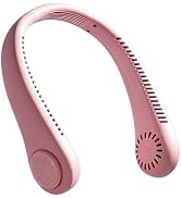 SUNSEATON Hands-Free Neck Fan, Personal Portable Fan 3 Speeds, Bladeless Display, Stereo Airflow ...