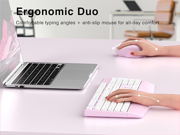 purple wireless keyboard