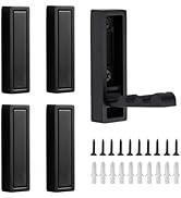 Wall Hooks, 5Pcs Folding Hook Zinc Alloy Coat Hooks Wall Mounted for Hanging Heavy Duty, Towel, C...