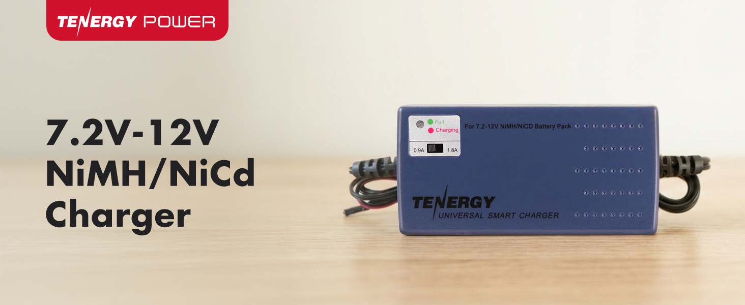 Tenergy Power 7.2V-12V charger for nimh/nicd battery packs