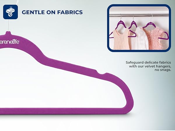 10 Pack Velvet Hangers - Non-Slip with 360° Swivel Hook Ultra-Thin, Lightweight Velvet Hangers