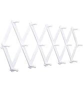 SKOLOO Accordion Wall Hanger, Modern Expandable Coat Rack Wall Mounted, Solid Wooden Wall Hat Rac...