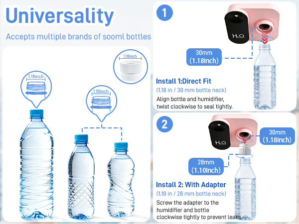 cruise humidifier travel humidifier for cruise portable humidifier water bottle humidifier