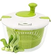 NIOSAVM 5-Quart Salad Spinner, Effortless Spin for Quick Drying, A Kitchen Essential for Fresh Sa...