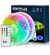 LED Strip Lights 32.8ft, Color Changing Strip Light with 44 Keys Remote, Multiple Colors and Dyna...