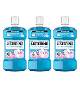 Alcohol-free Listerine Total Care anticavity fluoride Kids’ Mouthwash has mild Bubble Blast flavor