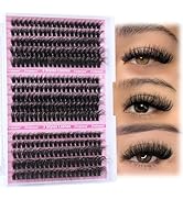 Volume Lash Extension Mink Thick Cluster Eyelash Extensions 10-18mm Lash Clusters Individual Lash...