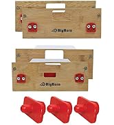 Big Horn 70146 Latch & Strike Templates (A & B) with Center Locators - Finish Sizes (1 Inch x 2-1...