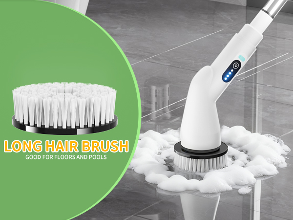 shower brush for cleaning shower scrubber with long handle bathroom cleaning brush