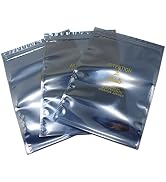 PABCK 20 Pcs Anti Static Bags ESD Antistatic Bag Resealable for Motherboard Graphics Card Hard Dr...
