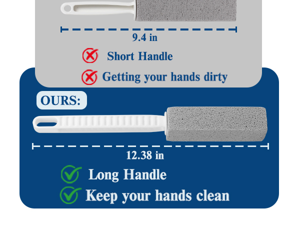 toilet pumice stone with handle