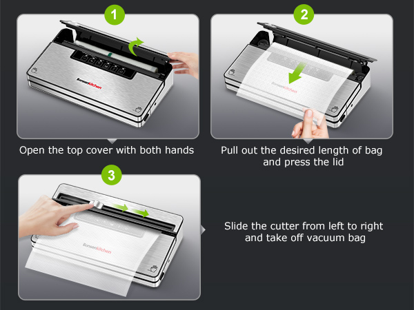 Bonsenkitchen Vacuum Sealer for Food