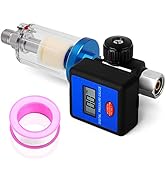 MEANLIN MEASURE Digital Air Compressor Moisture Filter,Airbrush Filter Moisture Separator, 1/4