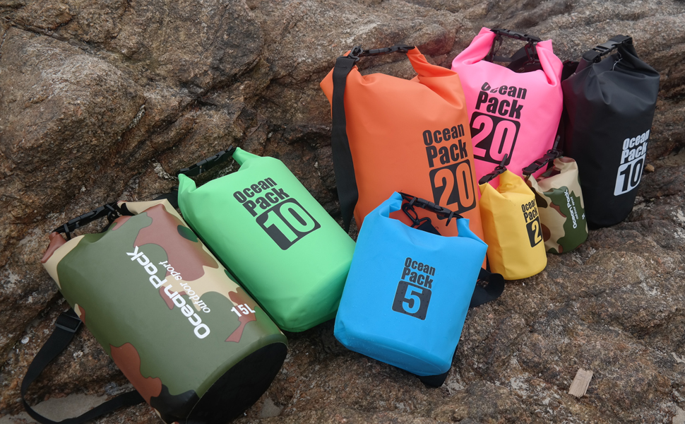 ProOffer 500D waterproof dry bag backpack sack