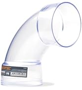 POWERTEC 70368 4 Inch ID 90 Degree Elbow for 4 Inch OD Dust Collection Pipes, Adapters and Fittin...