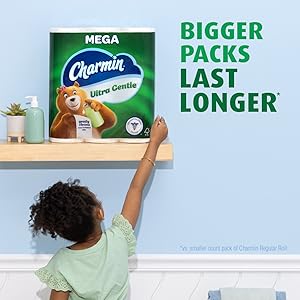 Charmin Ultra Gentle Bigger Packs Last Longer