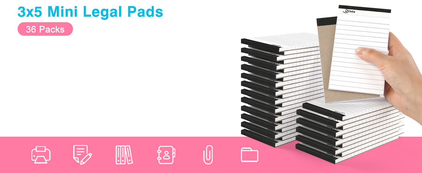 3x5 White PADS