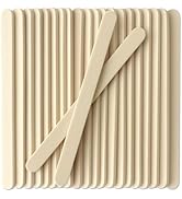 AUZEAL Small Eyebrow Wax Sticks, Mini Wooden Waxing Sticks for Eyebrow Face Lip Hair Removal, Pre...