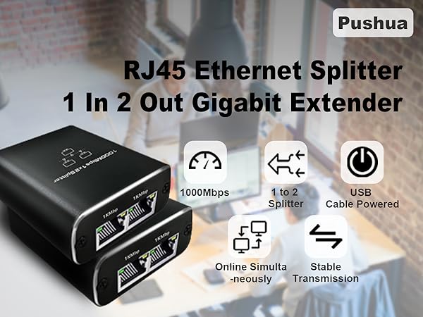 rj45 ethernet splitter