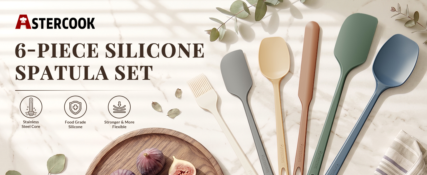 6-Piece Silicone Spatula Set