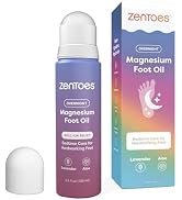 ZenToes Magnesium Oil for Feet | Targeted Tension Relief Roller Ball for Restless Legs & Feet | M...