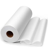 UzecPk Medium Weight Fusible Interfacing for Sewing: 12" X 30yd Interfacing Fabric for Sewing Whi...