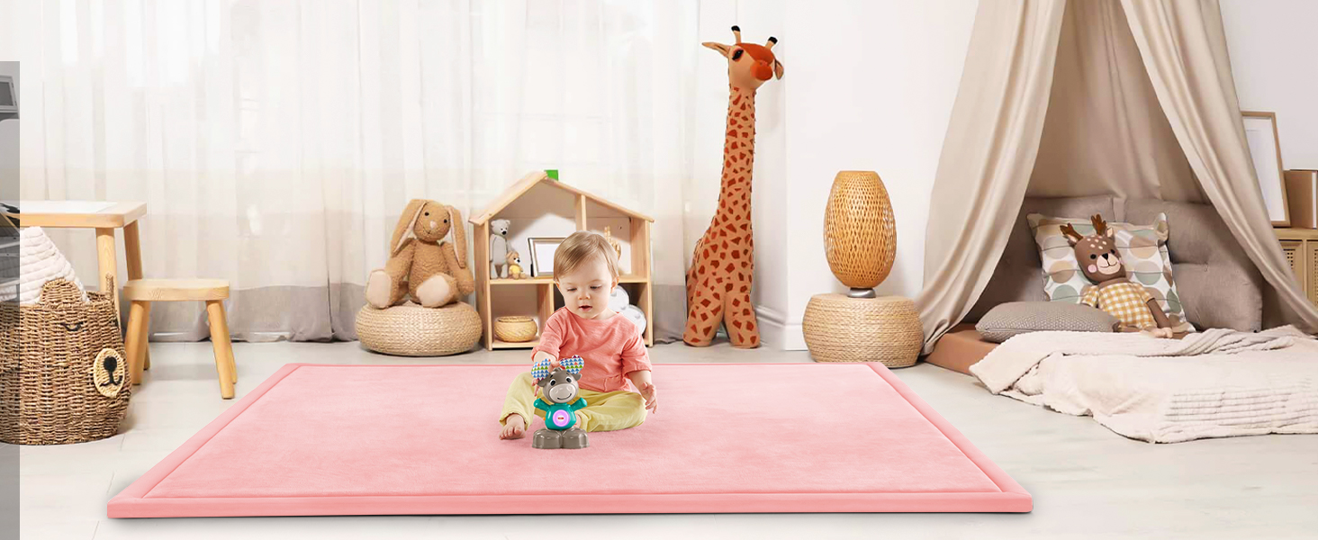 Soft baby play mat