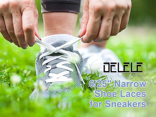 more narrow flat shoelaces