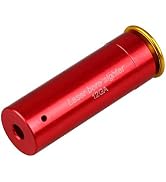 MOSANDON 12-Gauge Red Dot Laser Bore Sight in Chamber Cartridge 12GA Laser Bore Sighter with Two ...