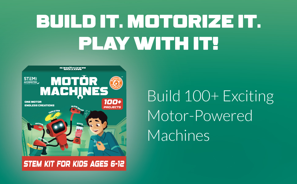 Build 20+ Motor Machines & DIY Engineering Projects