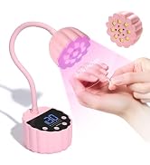 Makartt UV LED Nail Lamp - Gooseneck 58mW/cm² Flash Cure Lamp Rechargeable UV Light for Gel Nails...