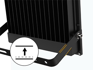 Onforu 2 Pack 100W LED Flood Light with Plug 700W Equiv