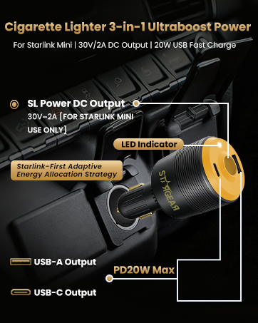 Starlink Mini Car Adapter
