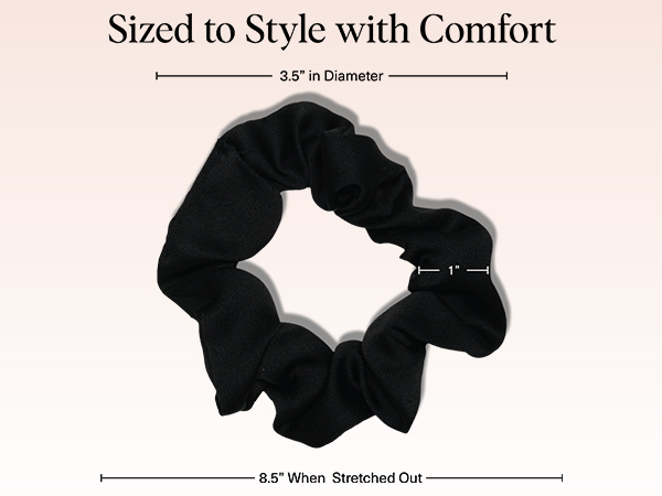 Kitsch Satin Scrunchies for Women No Crease Hair Ties for Girls