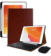 LAMA Wireless Keyboard Case with Mouse for iPad 10.2" 9th 8th 7th Generation, Detachable Bluetoot...