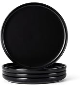 Herogo 4-Piece Stoneware Dinner Plates Set, 10.43" Ceramic Round Plate Set, Double Reactive Glaze...