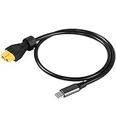 SinLoon Type-C to XT60 Female Connector Charging Adapter Cable,XT60 Adapter Cable, XT60 Charging ...