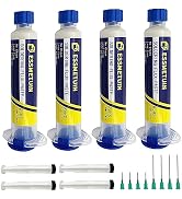Essmetuin No Clean Soldering Flux Paste(4Pack), Solder Flux For Electronics Soldering, Tin solder...