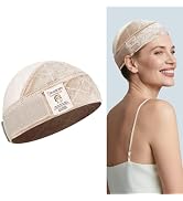 Dreamlover Wide Wig Grip Cap for Glueless Wigs, 2-in-1 Non Slip Wig Caps with Velvet Wig Grip Ban...