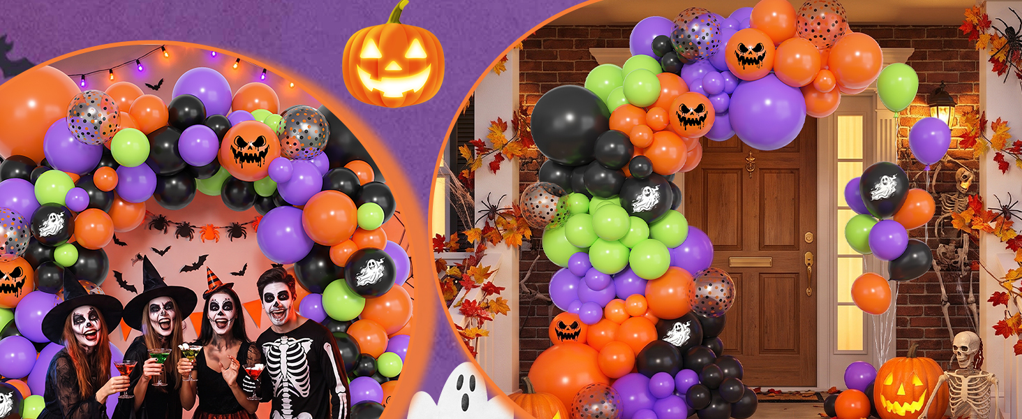 halloween balloon arch kit