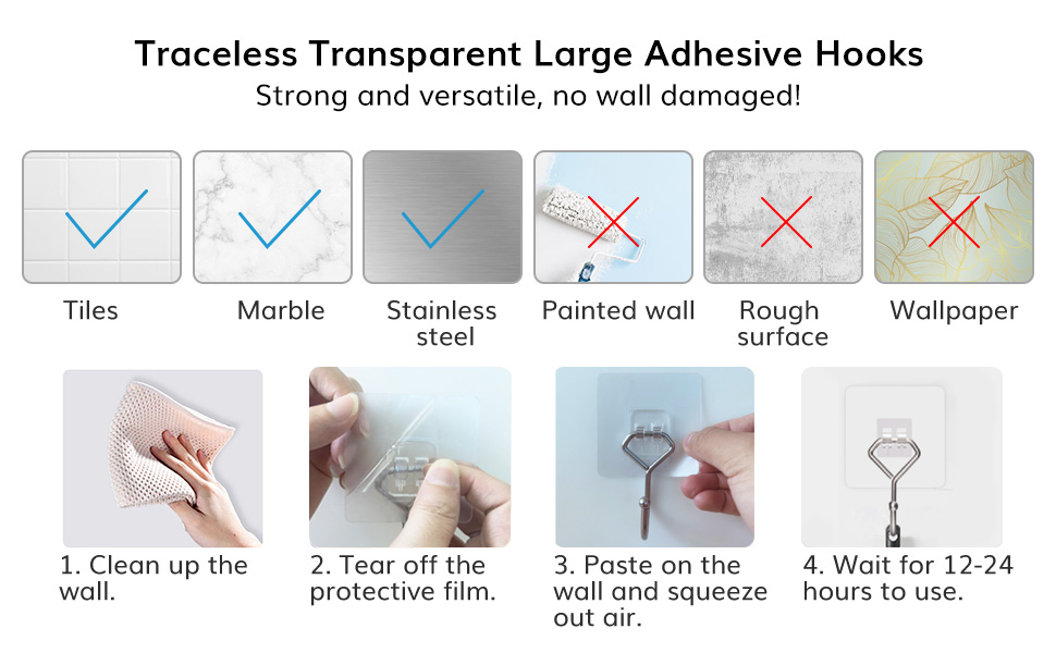 Large Adhesive Hooks