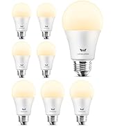 WOWLUMEN A19 LED Light Bulb,9W E26 Light Bulbs(60 Watt/80 Watt Equivalent),2700K Warm White,Non-D...
