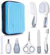 Little Angel Baby Healthcare and Grooming Kit, Safety Newborn Nursery Care Set, with Hair Brush C...