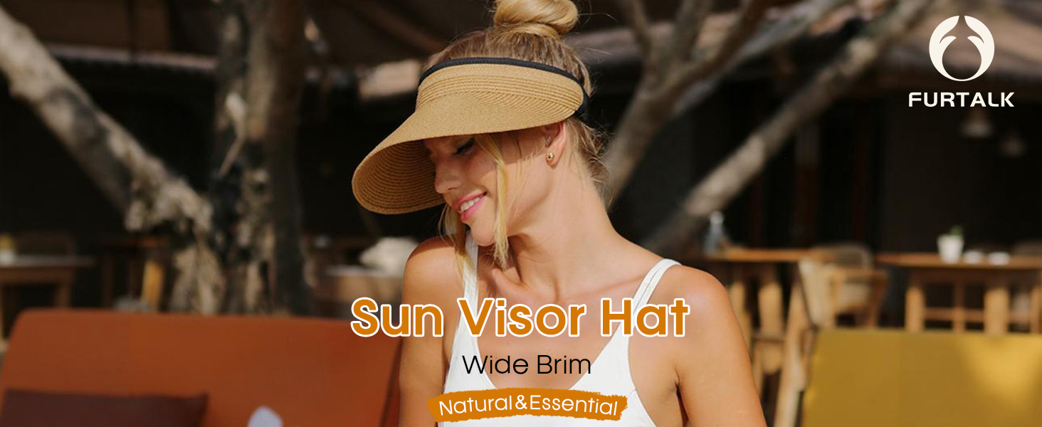 FURTALK Sun Visor Hat