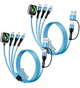 Dual USB C Multi Charging Cord/iWatch Charger Travel Cruise Essentials 2026 | 4 in 2 Multi USB C ...